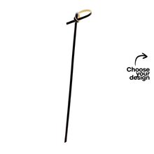 Load image into Gallery viewer, BP6K 6" Black Bamboo Picks 100CT