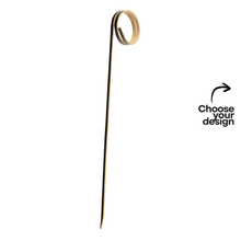 Load image into Gallery viewer, BP6K 6" Black Bamboo Picks 100CT