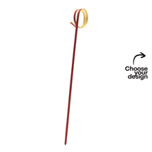 Load image into Gallery viewer, BP6K-RD 6" Red Bamboo Picks 100CT