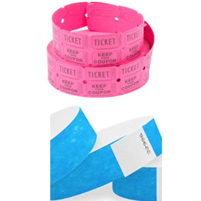 Banded Raffle Ticket Wristbands & Raffle Tickets – To Go Packaging