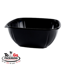 Load image into Gallery viewer, 160oz XL Square Black Bowl, 50/CS
