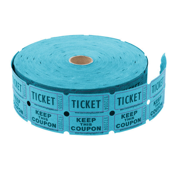 Blue Raffle Tickets