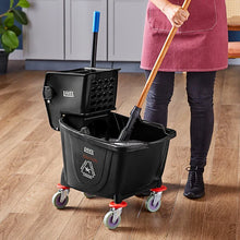 Load image into Gallery viewer, Mop Bucket with Wringer 36 Quarts Yellow

