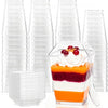 5oz Plastic Dessert Cups with Lids and Spoons