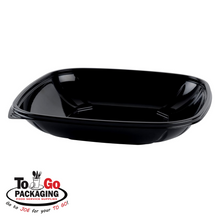 Load image into Gallery viewer, 80oz XL Square Black Bowl, 50CT
