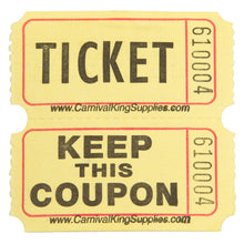 Load image into Gallery viewer, Yellow Raffle Tickets
