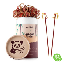 Load image into Gallery viewer, BP6K-RD 6&quot; Red Bamboo Knot Picks 100CT
