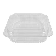 Load image into Gallery viewer, 6&quot; X 5.5&quot; X 1.5&quot; CLEAR HINGE CONTAINER
