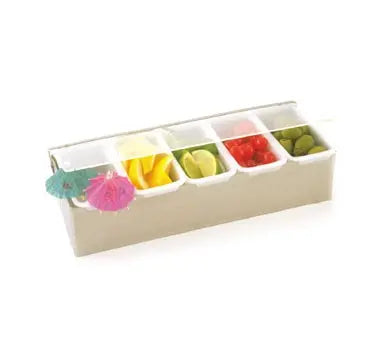 5 Compartment Condiment Holder, S.S.