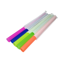 Load image into Gallery viewer, Neon Colossal Boba Straws, 9", 12mm Diameter, Wrapped
