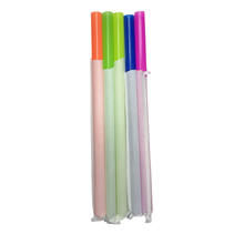 Load image into Gallery viewer, Neon Colossal Boba Straws, 9", 12mm Diameter, Wrapped
