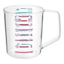 Load image into Gallery viewer, Rubbermaid® FG321000CLR Bouncer 1 Cup Clear Polycarbonate Plastic Liquid Measuring Cup
