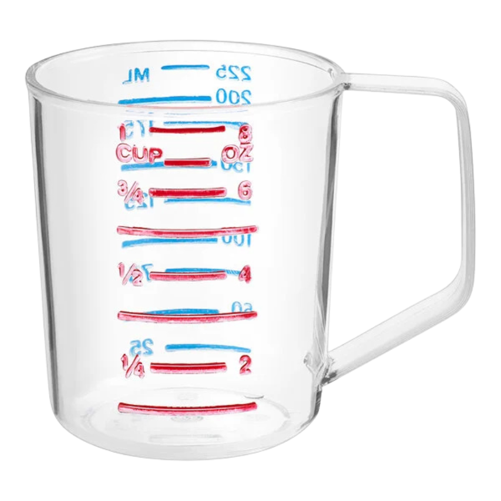 Rubbermaid® FG321000CLR Bouncer 1 Cup Clear Polycarbonate Plastic Liquid Measuring Cup