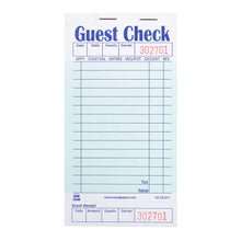 Load image into Gallery viewer, GC3632-1 - 1-Part Guest Check
