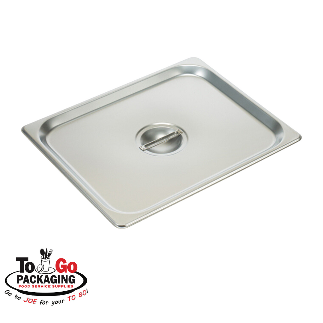 Lids for Half (1/2) Size Steamtable Pans, Stainless Steel