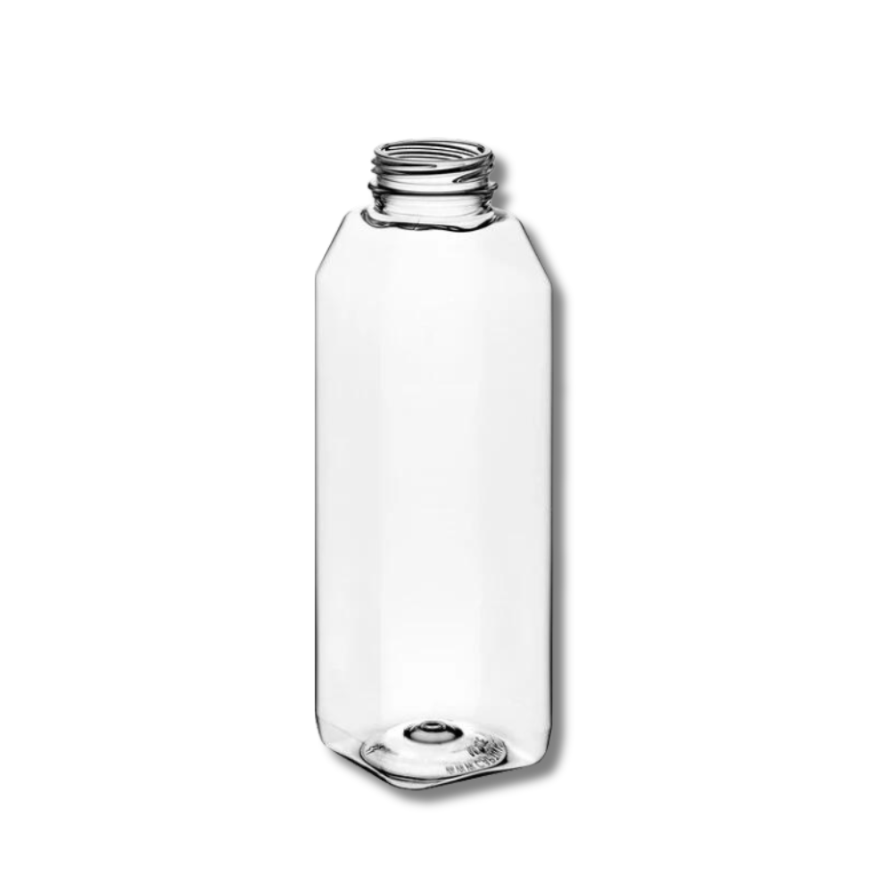 16 oz. Juice Bottle Clear Plastic 160ct