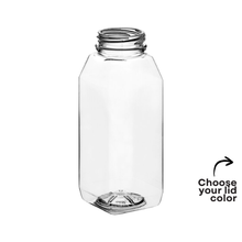 Load image into Gallery viewer, 8 OZ CLEAR JUICE BOTTLE W/ LIDS 228CT
