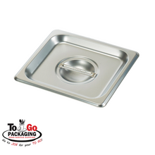Load image into Gallery viewer, Lids for Sixth (1/6) Size Steamtable Pan, Stainless Steel
