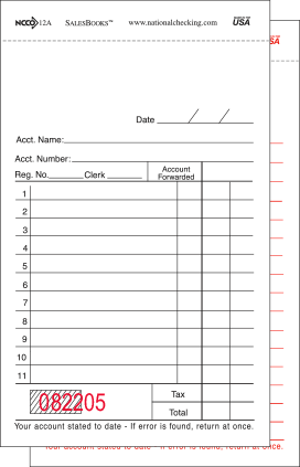 GC12A-2 - 2 Part Carbon Guest Check