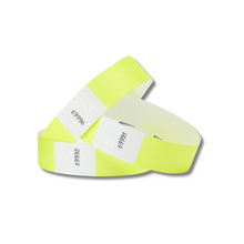 Load image into Gallery viewer, 10&quot; Neon Yellow Wristbands
