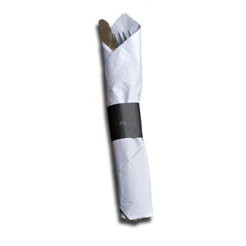 BLACK NAPKIN BANDS  2500/CS