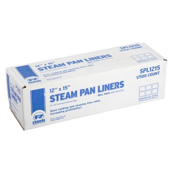 1/6 STEAM PAN LINER W/TWIST TIES 250/CS