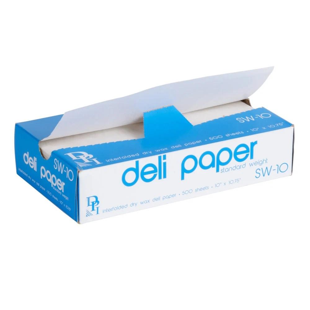 10 X 10.75 Deli Sheets Wax Paper Durable – To Go Packaging