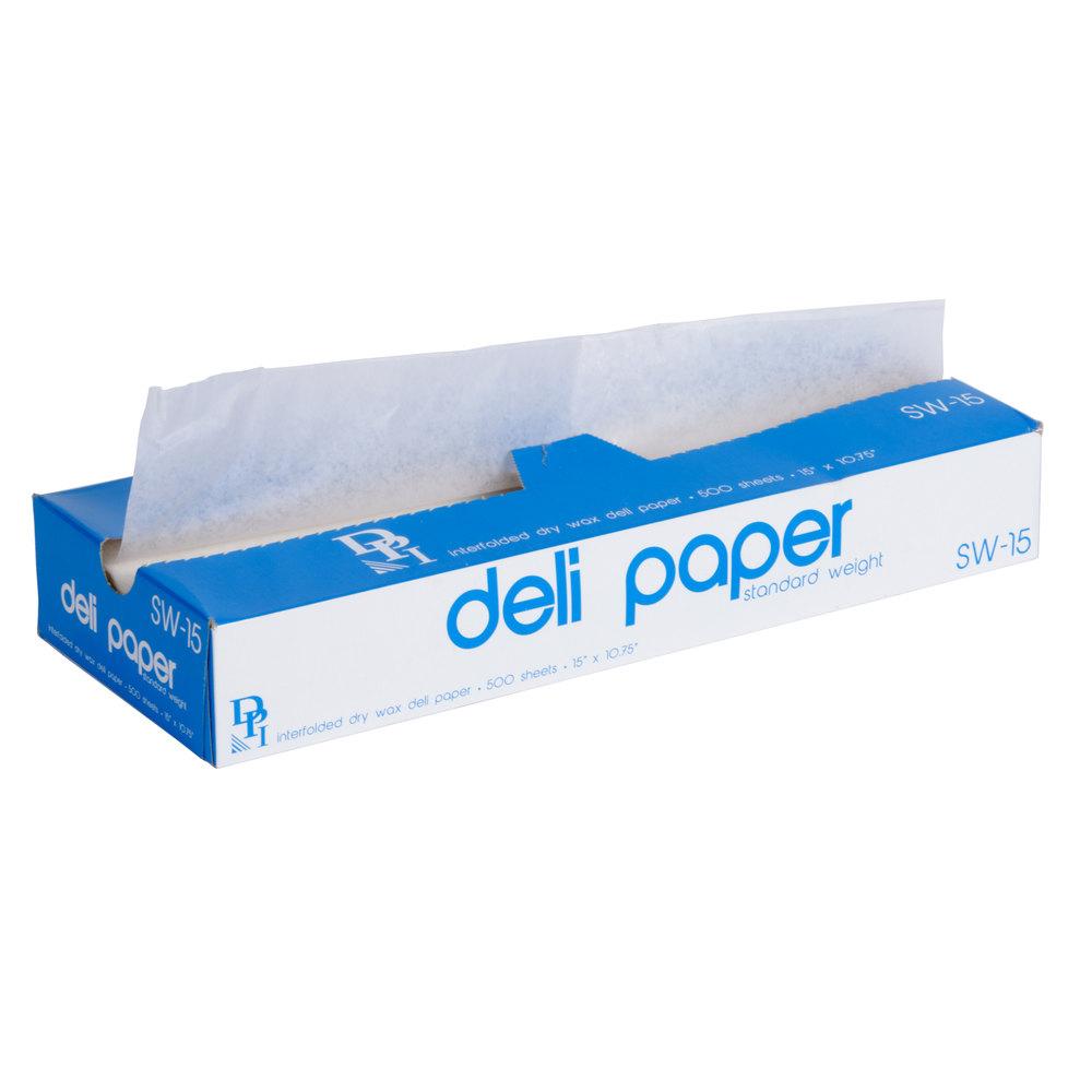 15 X 10.75 POP UP WAX PAPER