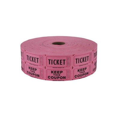 PINK RAFFLE TICKETS  2000 CT