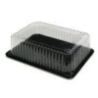 1/4 CAKE SHEET BLACK/CLEAR DOME 50/CS