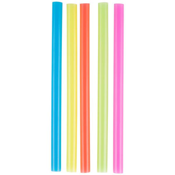 8.5 NEON TAPIOCA STRAWS 2-650/CS