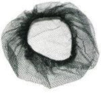 22 NYLON HAIRNETS  BLACK  144 CT