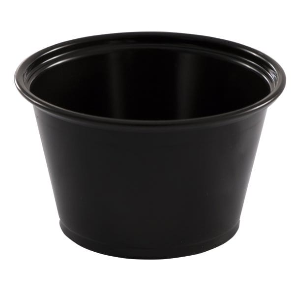 2 oz. Black Portion Cup