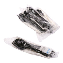 Load image into Gallery viewer, 6 Piece Black Cutlery Kit
