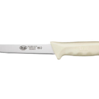 6' BONING KNIFE  WHITE PP HANDLE