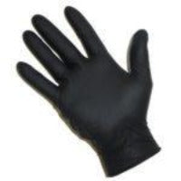 SMALL BLACK NITRILE PF GLOVE 100 CT.