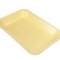 2 YELLOW MEAT TRAY 400 CT