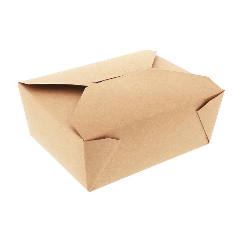 #8 Kraft Folded Takeout Box