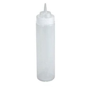 24 oz. Wide Mouth Squeeze Dispensers Clear