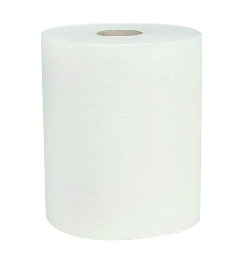White Hardwound Towel 800ft/rl 6/Case